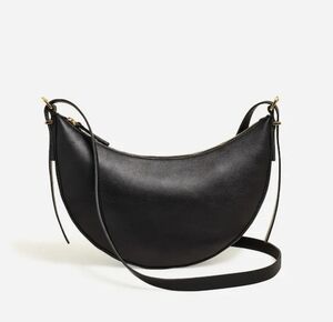 Madewell Essential Convertible Crossbody Mini Bag Purse Crescent Black Leather